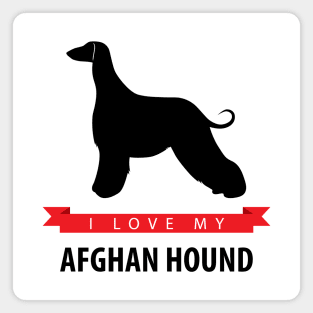 I Love My Afghan Hound Magnet